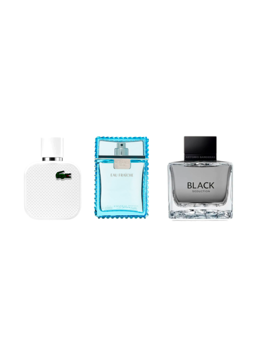 Lacoste L 12 12 Blanc Versace Man Eau Fraiche Antonio Banderas Black Seduction 1