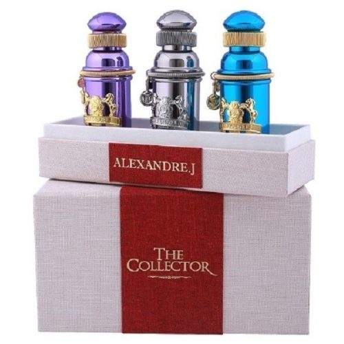 1256 Alexandre J THE COLLECTOR red 3 x 8ml Iris Violet Argentic Mandarine Sultane