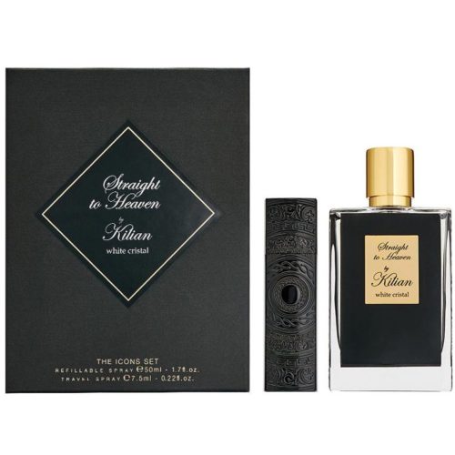 17405 kilian straight to heaven by kilian white cristal nabor arfyum50ml refill lakon7 5ml lejka