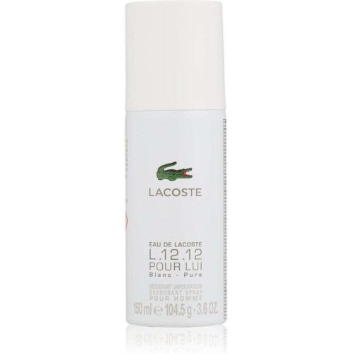 17909 lacoste l 12 12 blanc our homme uzh ezodorant spr 50ml