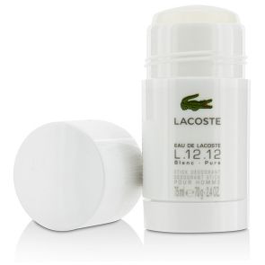 17910 lacoste l 12 12 blanc our homme uzh ezodorant stik 75ml