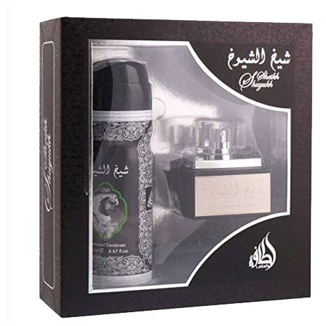 18814 lattafa sheikh al shuyukh nabor 2pr arfyum50ml 75dez arka